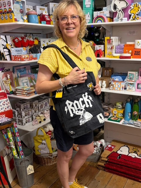 Snoopy Rock Tote Bag