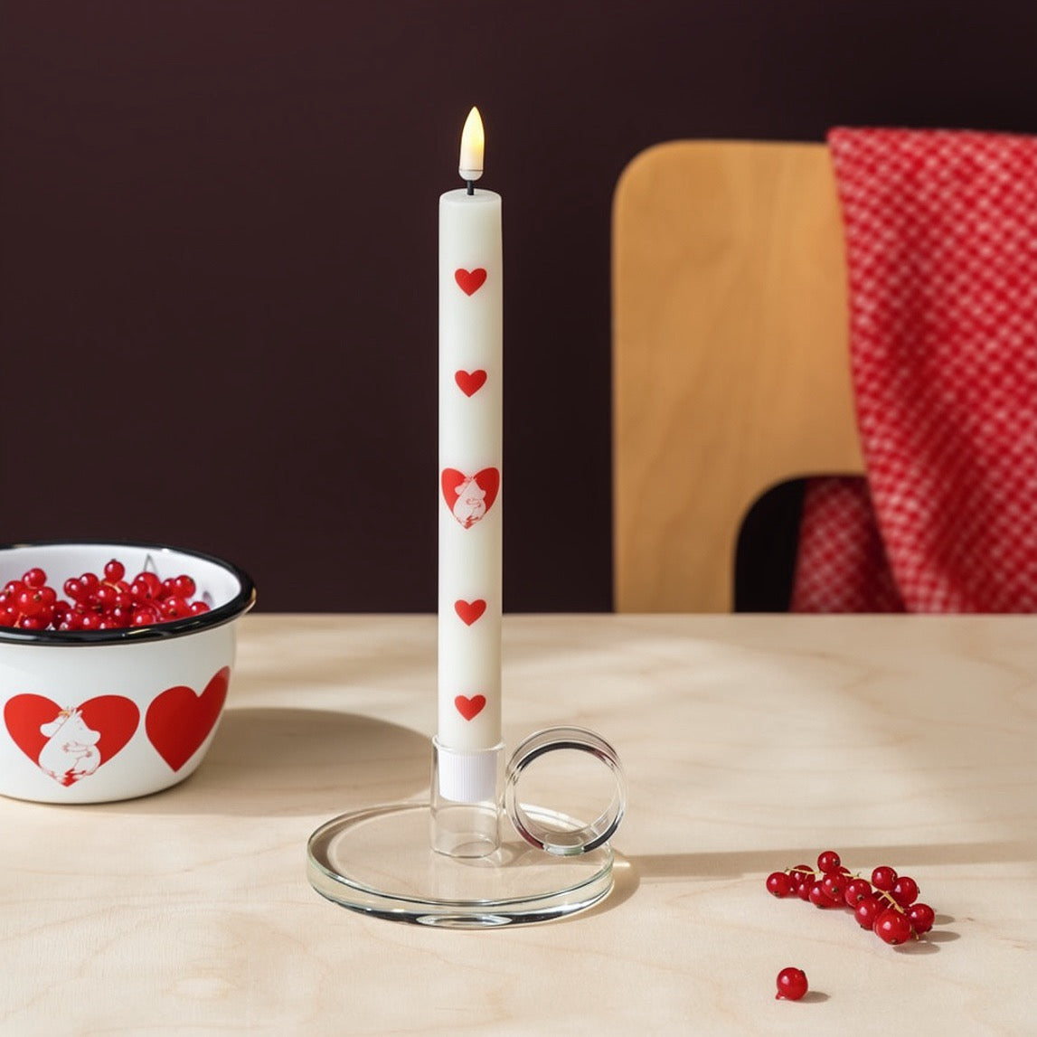 Moomin Taper LED Candle