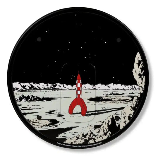 Silver Moon Clock