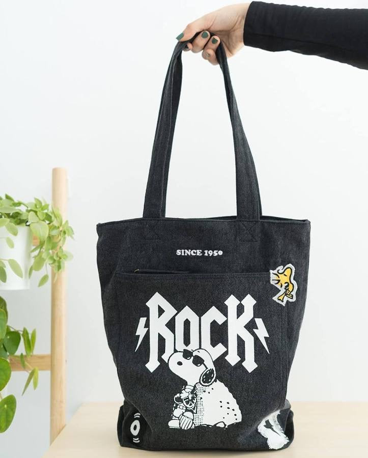Snoopy Rock Tote Bag