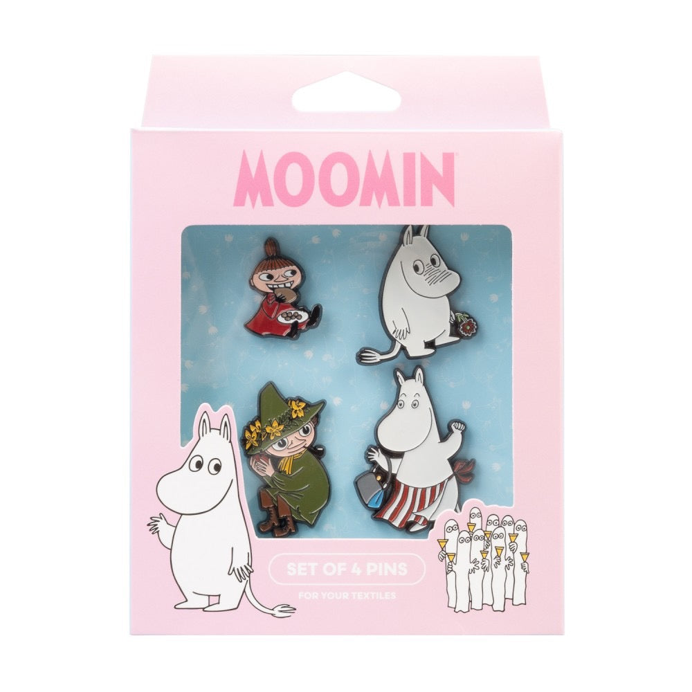 Moomin Set Of 4 Pins