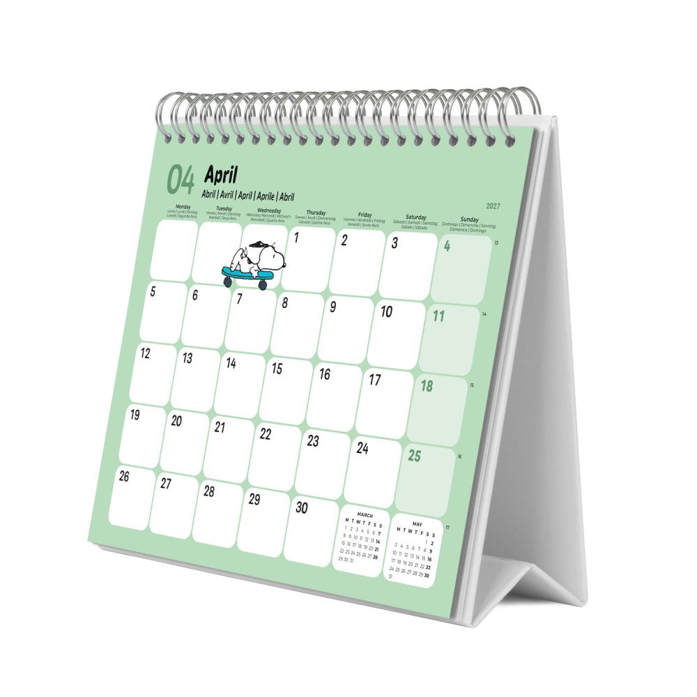 Snoopy Desk Calendar 2027