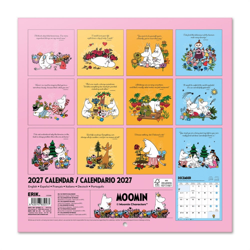 Moomin 2027 Calandar
