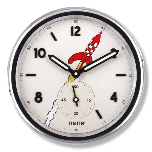 Silver Moon Clock