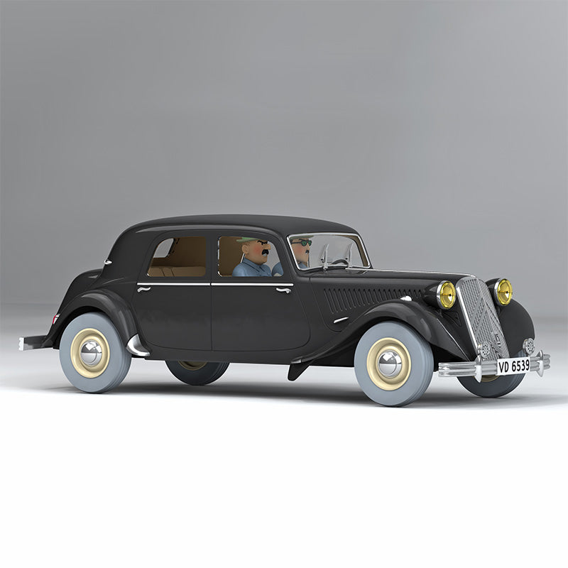 The Black Citroën 15 CV Car Model