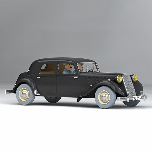 The Black Citroën 15 CV Car Model