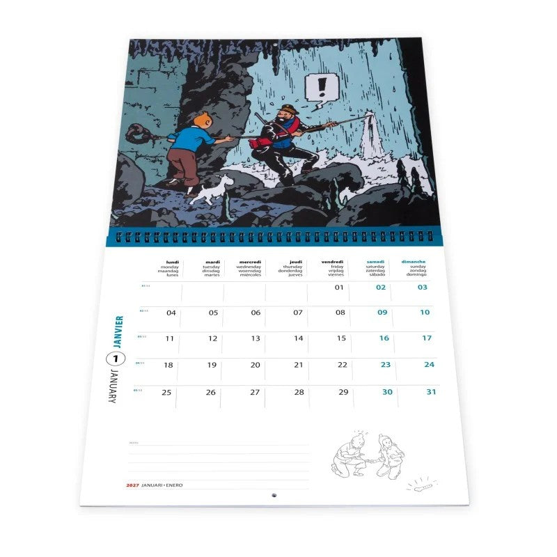 Tintin 2027 Calendar
