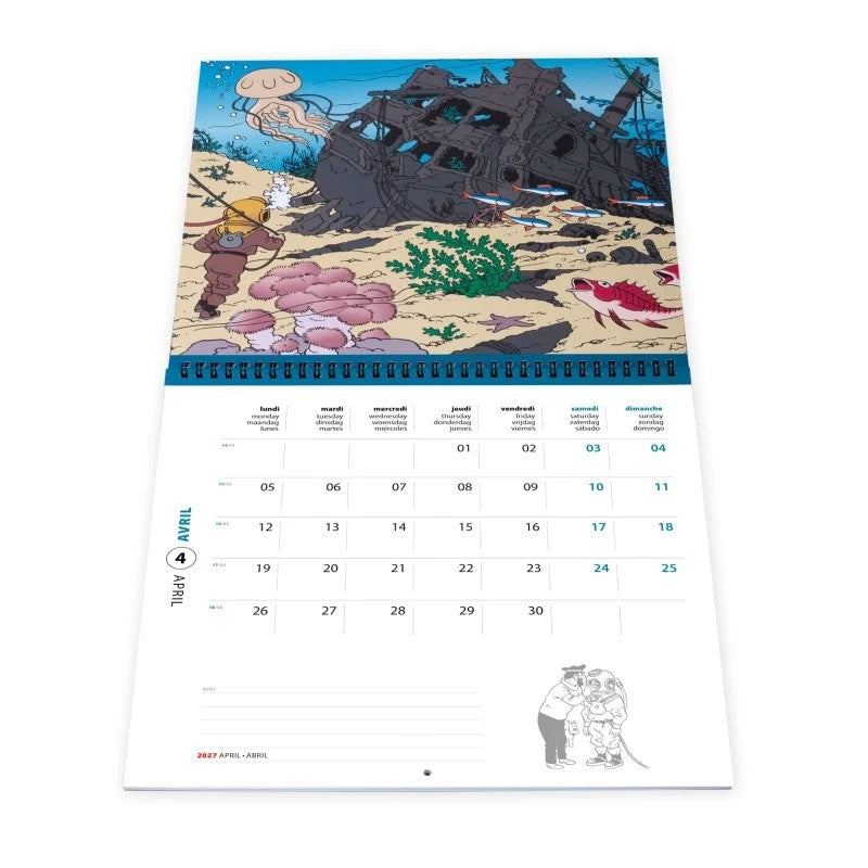 Tintin 2027 Calendar