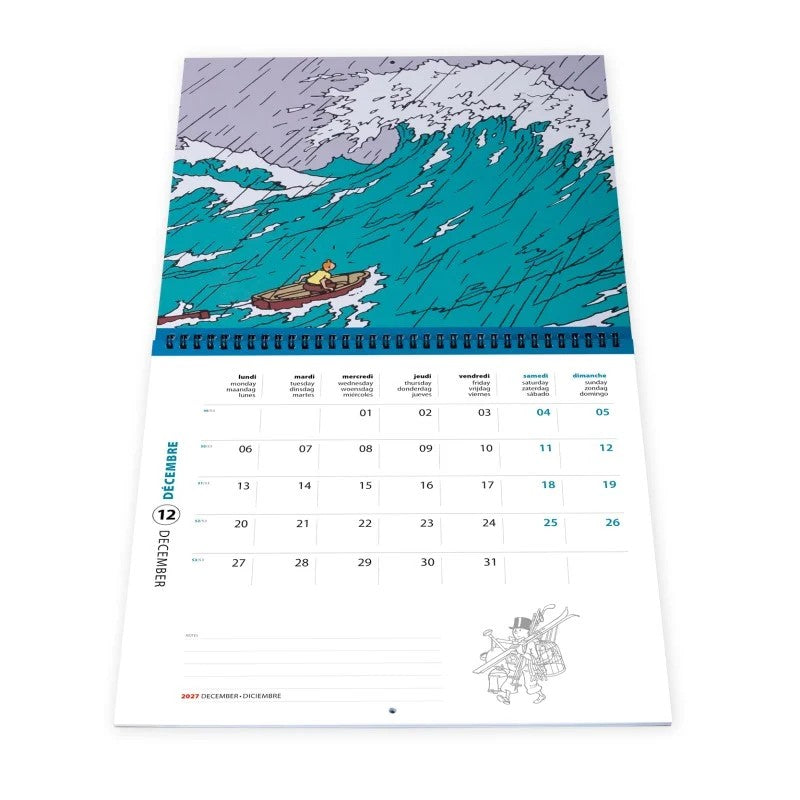 Tintin 2027 Calendar